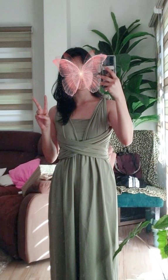 Sage green infinity dress store