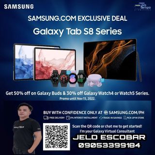 Samsung Galaxy Tab S8 Series Online Promo