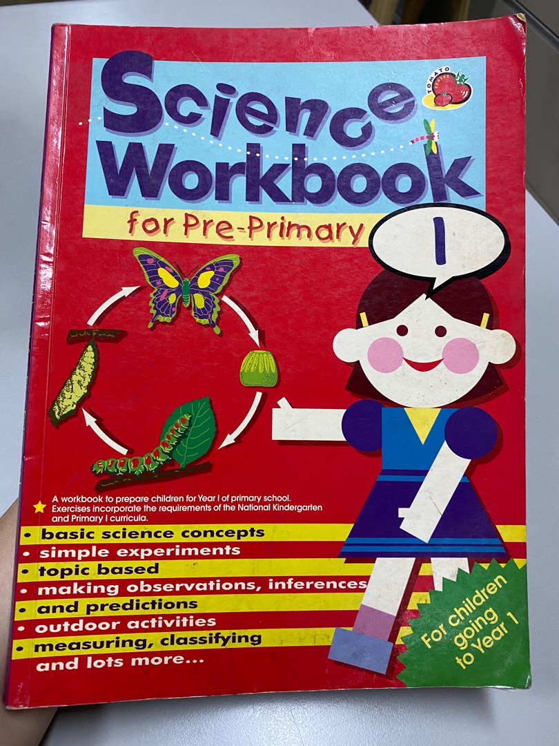 Science Workbook for Pre-Primary children’s educational grade 1 science ...
