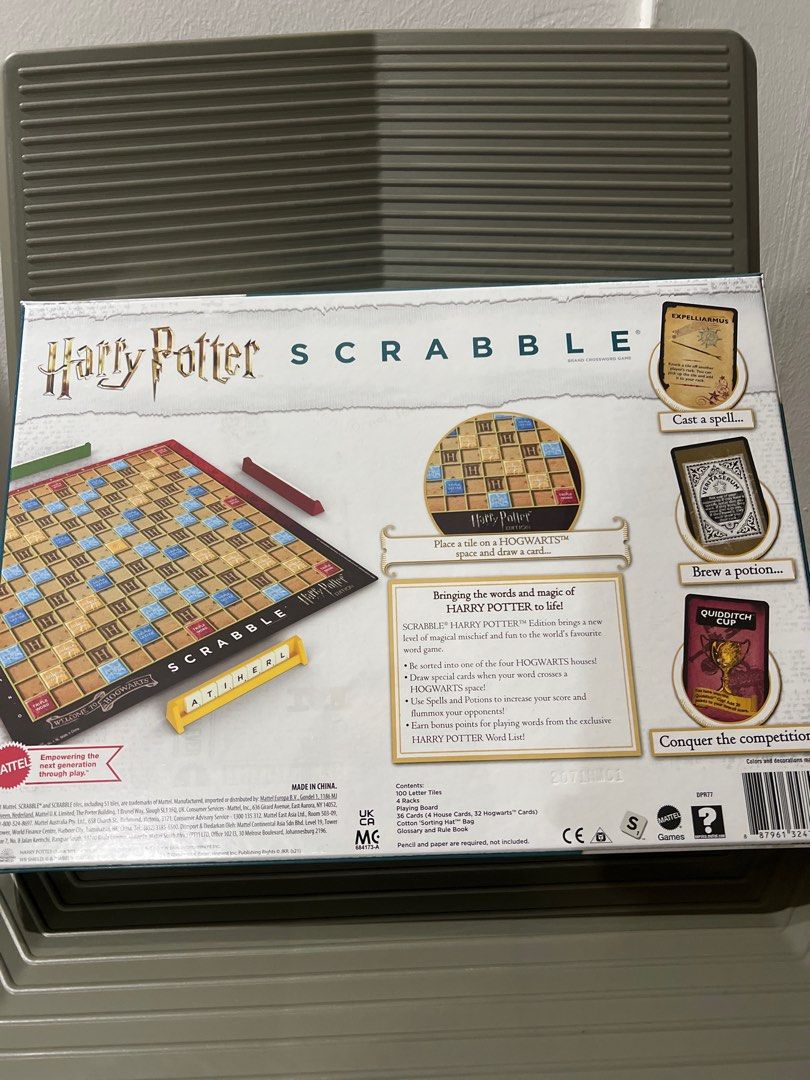 Scrabble édition Harry Potter – Jeu De Société Mattel Games, Neuf Sous Blister