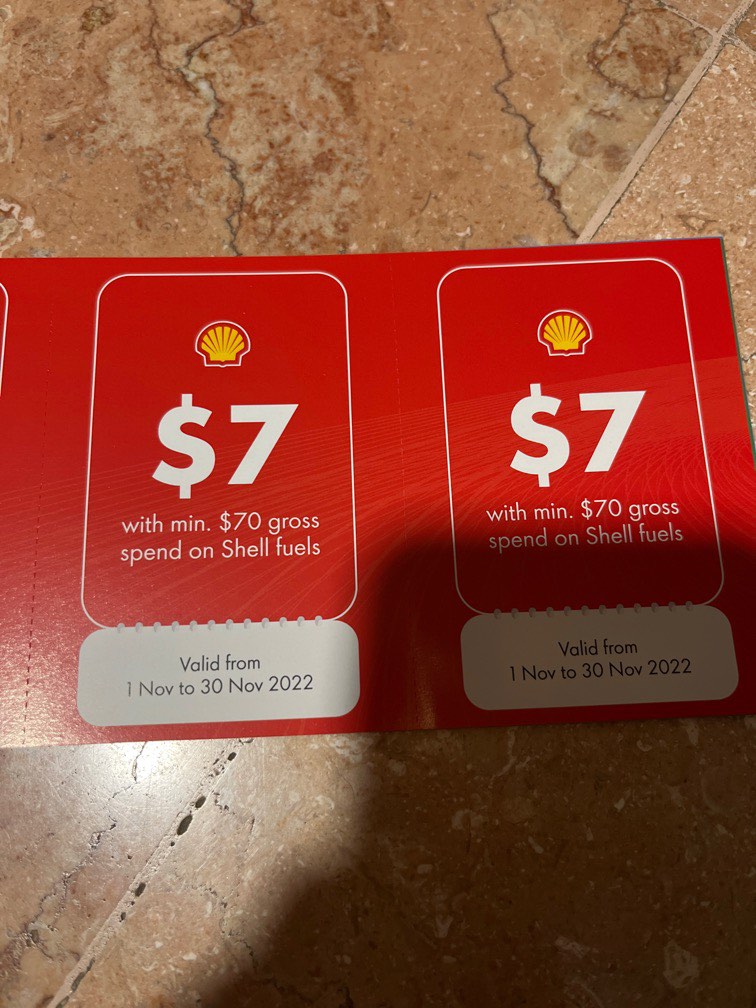 Shell fuel coupon fuel voucher, Tickets & Vouchers, Vouchers on Carousell