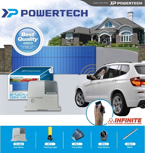Sliding Gate Opener Powertech Brand Automatic Gate Opener Remote ...