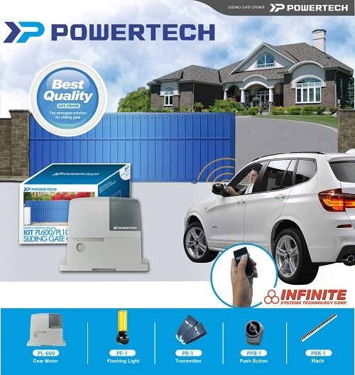 Sliding Gate Opener Powertech Brand Automatic Gate Opener Remote Control Gate, Furniture & Home