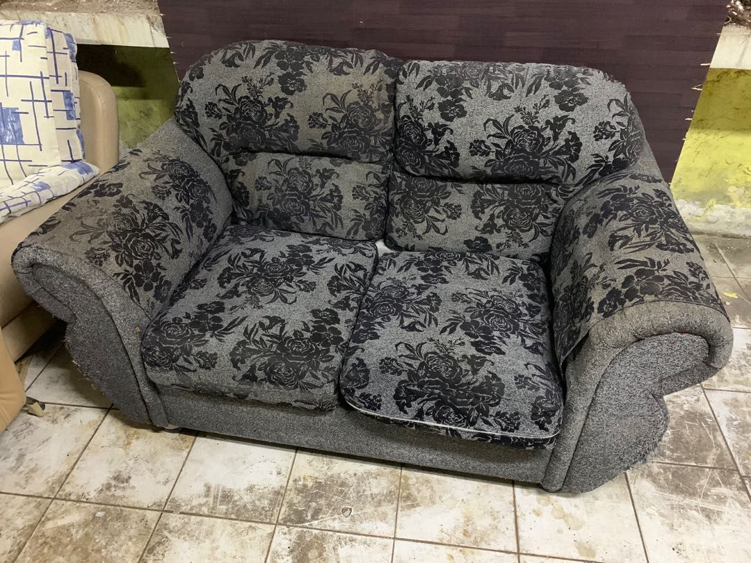 Sofa 2 Seater Area Puchong Used, Furniture & Home Living, Furniture