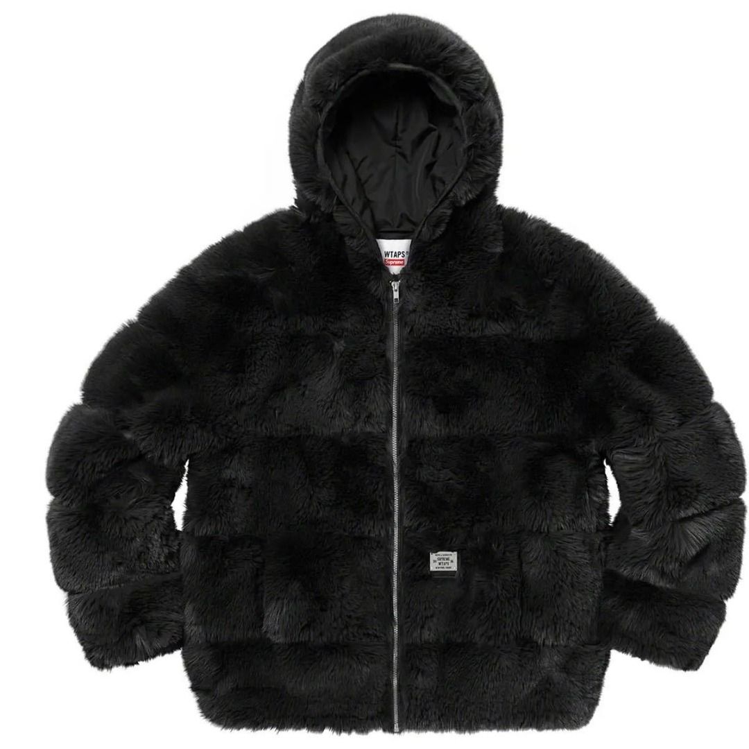 Supreme x WTAPS 21FW Faux Fur Hooded Jacket, 男裝, 外套及戶外衣服 