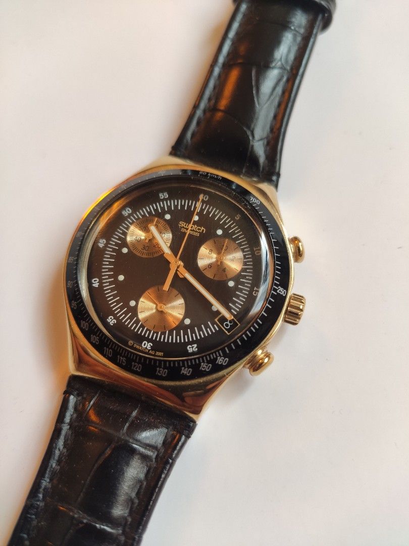 Swatch James Bond YCG401 Goldfinger Men s Fashion Watches
