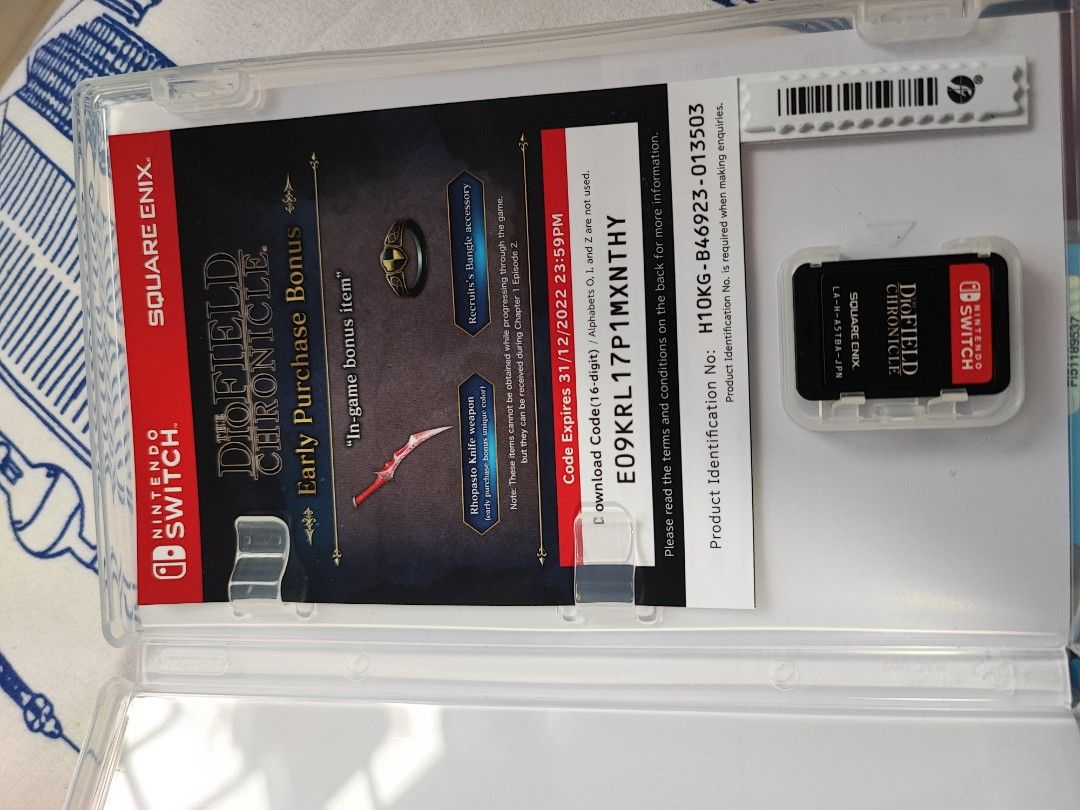Switch (Category: Nintendo) located in Singapore. Submitted by finalfantasy222 (Listing ID 1195501735, Image 3). Description: code not redeemed..