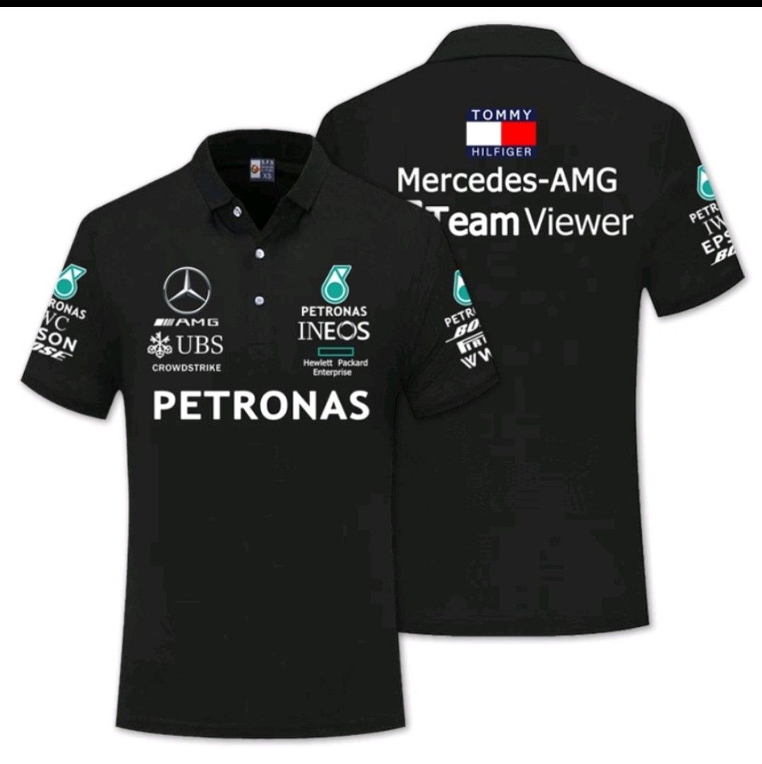 Team F1 Mercedes AMG Polo T Men s Fashion Tops Sets Tshirts Polo Shirts on Carousell