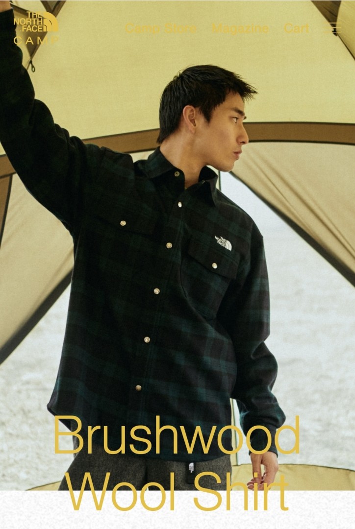 THE NORTH FACE BRUSHWOOD WOOL SHIRT - シャツ