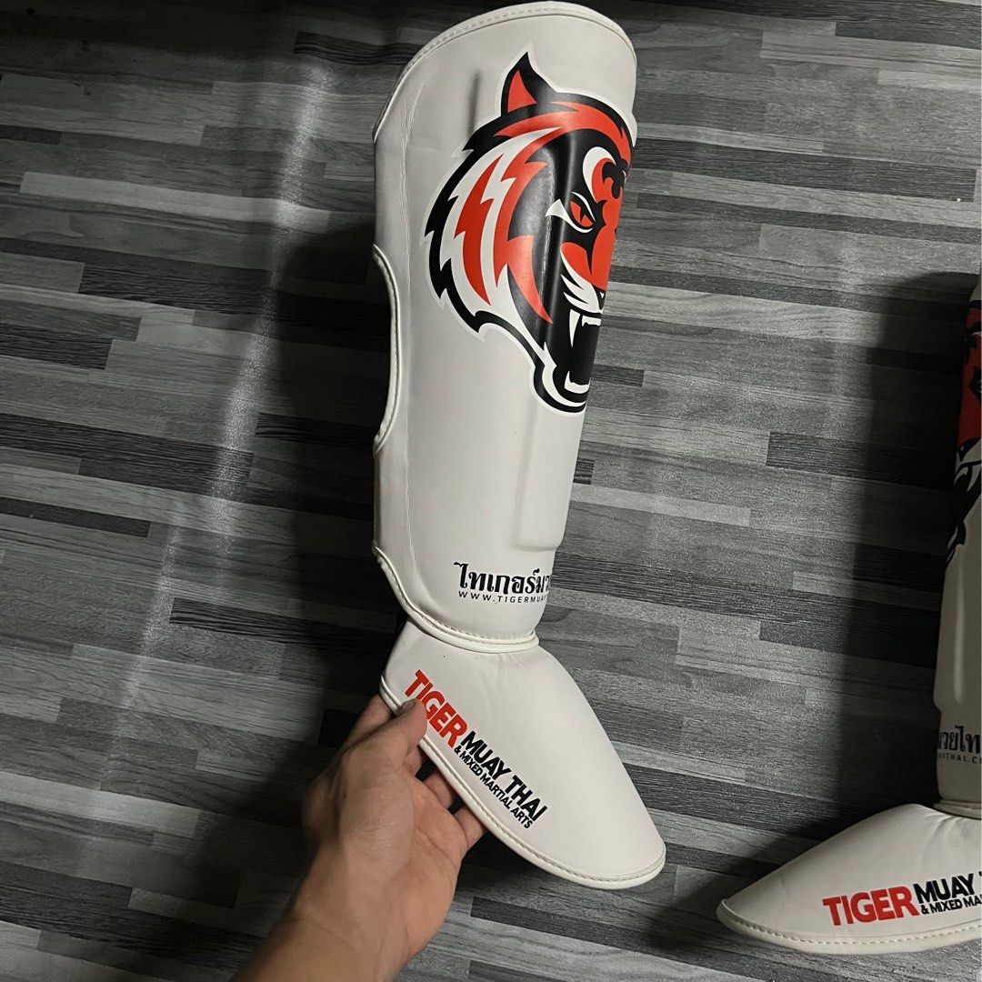 Tiger Muay Thai Shin Guard, Sports Equipment, Other Sports Equipment