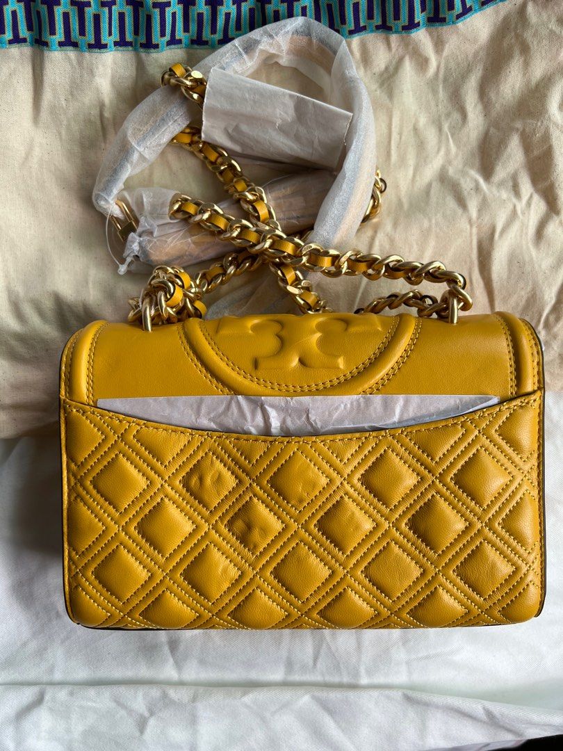 Tory burch shop fleming yellow