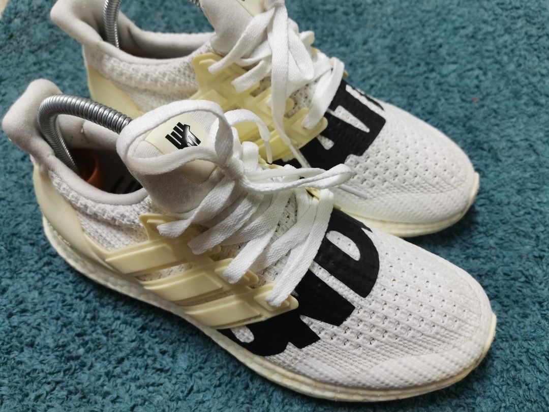 undefeated ultra boost black and white