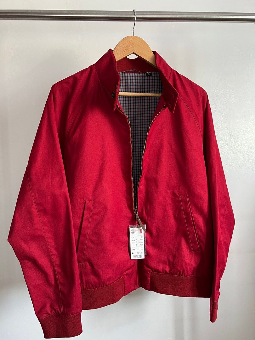 Uniqlo Dark Red Jacket Brand New Men s Fashion Coats Jackets