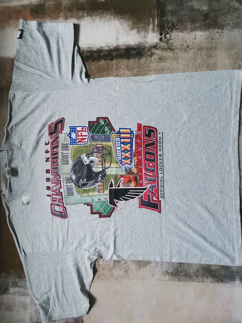 Vintage 1998 Atlanta Falcons NFC Championship Super Bowl T Shirt