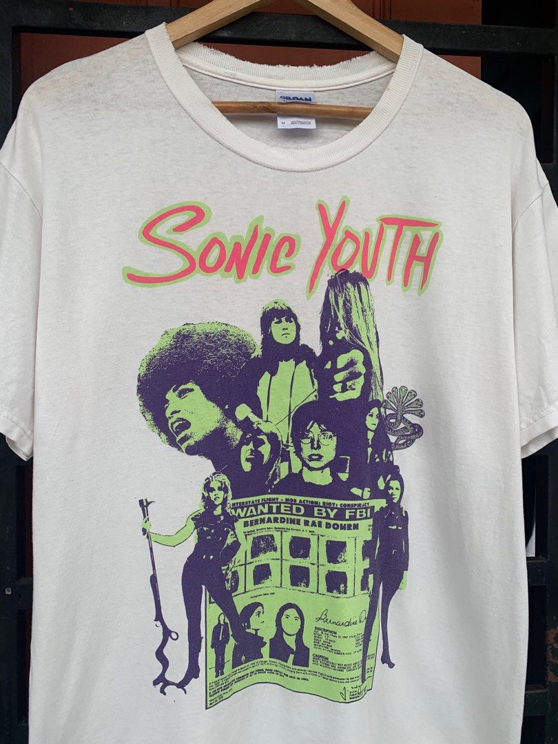 Vintage Sonic Youth Tshirt, Men's Fashion, Tops & Sets, Tshirts & Polo