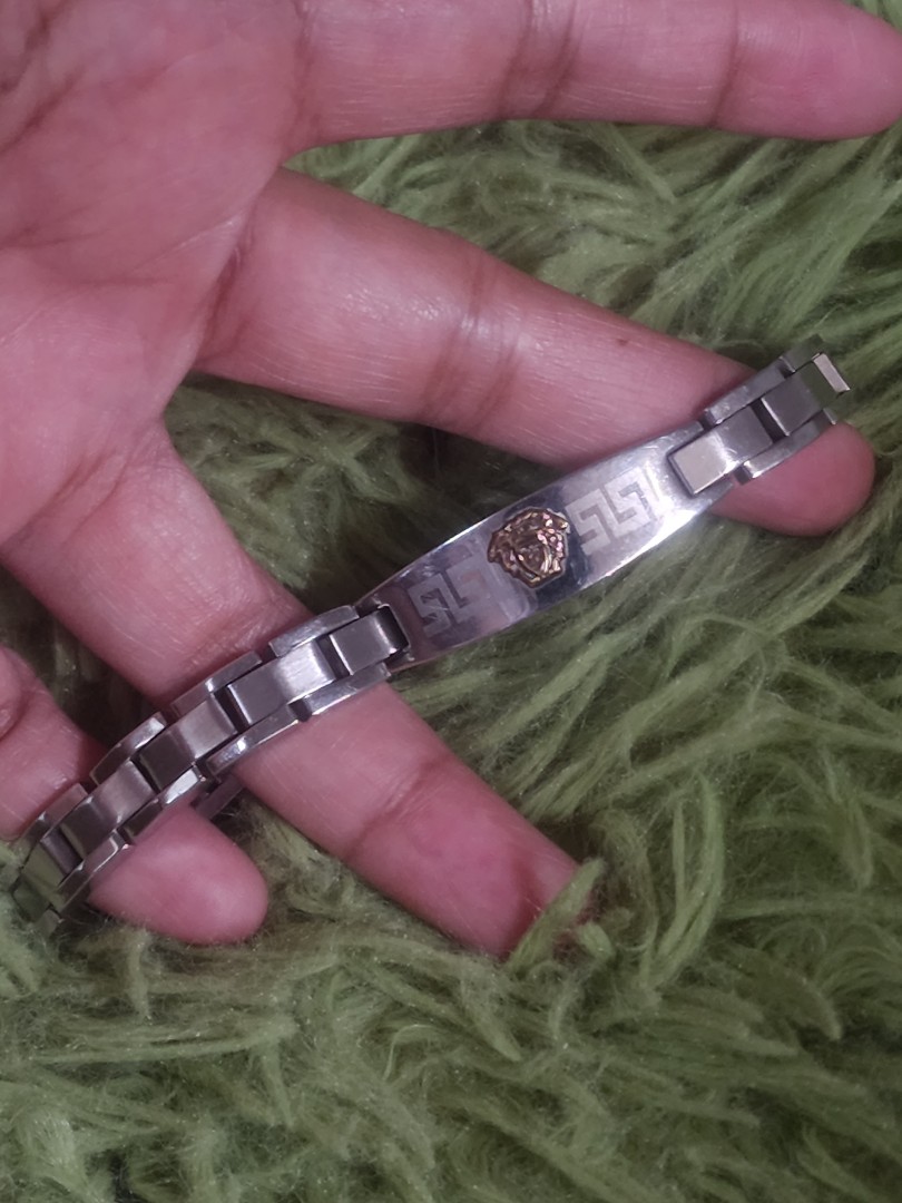 Versace logoplaque Chain Bracelet  Farfetch