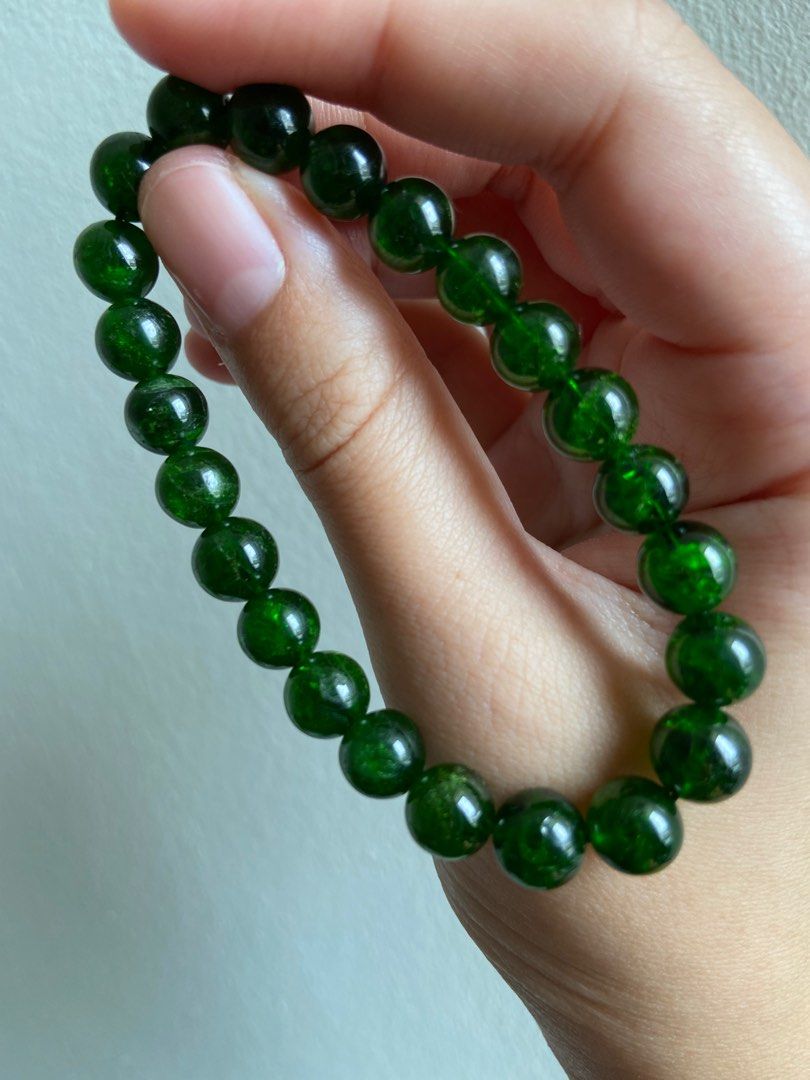 Chrome shop diopside bracelet