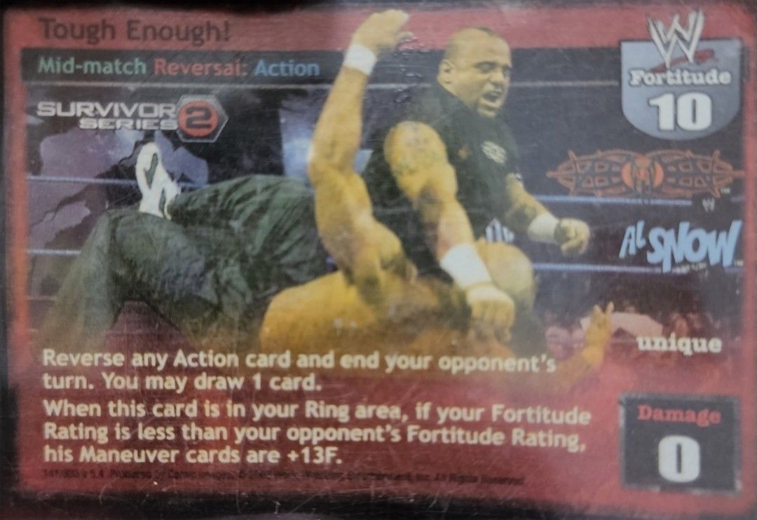 WWF Wrestling Card, Hobbies & Toys, Toys & Games on Carousell