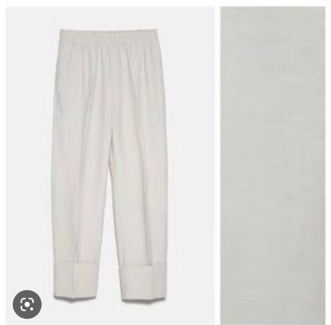 Zara Cuffed Pants, Women's Fashion, Bottoms, Other Bottoms on Carousell