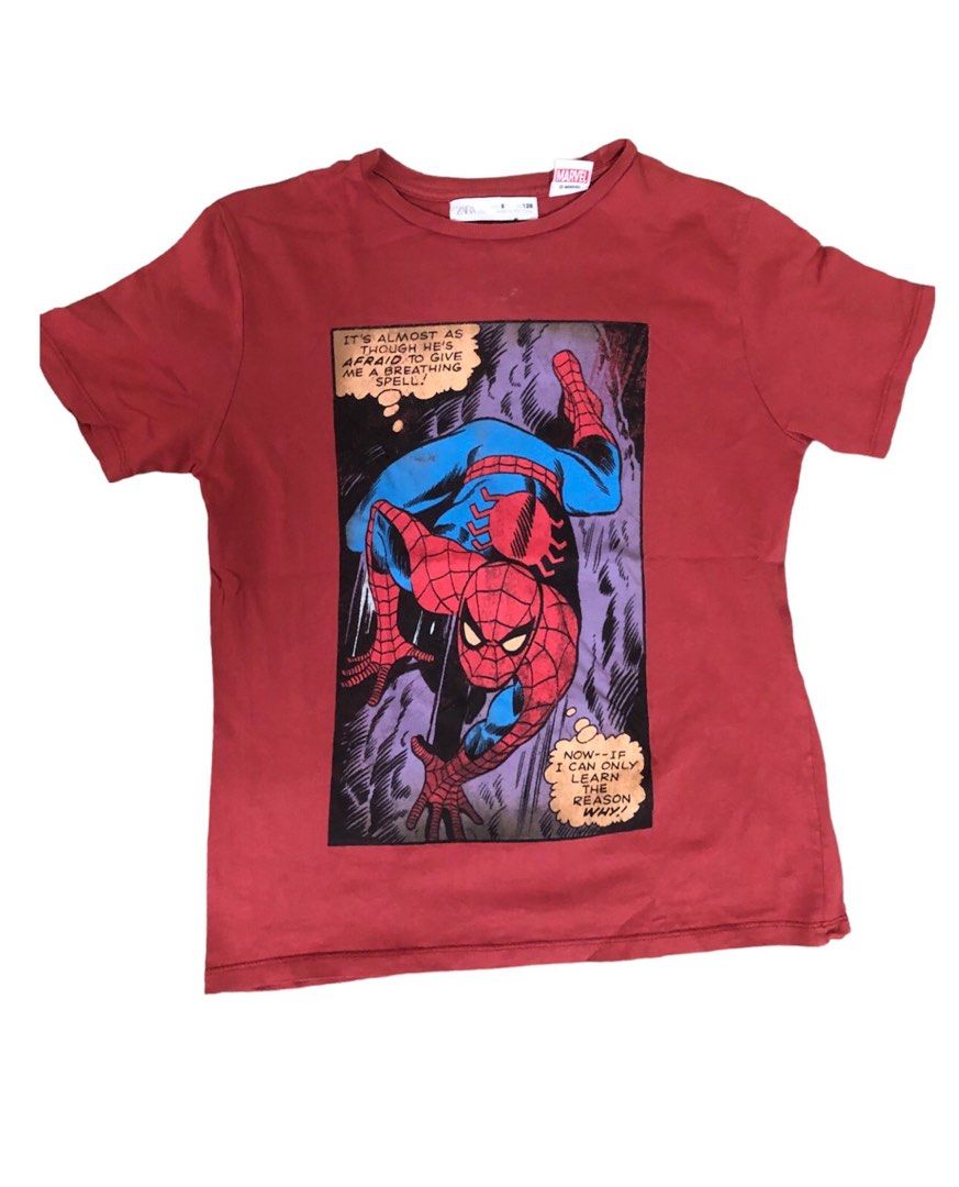 ZARA SPIDERMAN SHIRT, Babies & Kids, Babies & Kids Fashion on Carousell