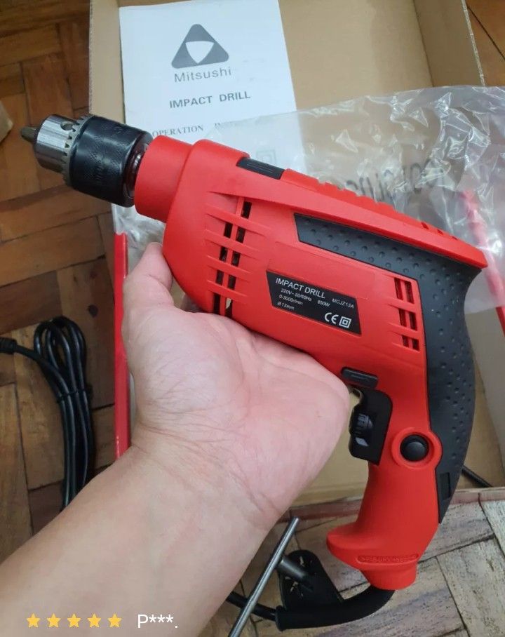 100 Original Mitsushi Impact Hammer Drill With Free Accessories Commercial Industrial Construction Tools Equipment on Carousell