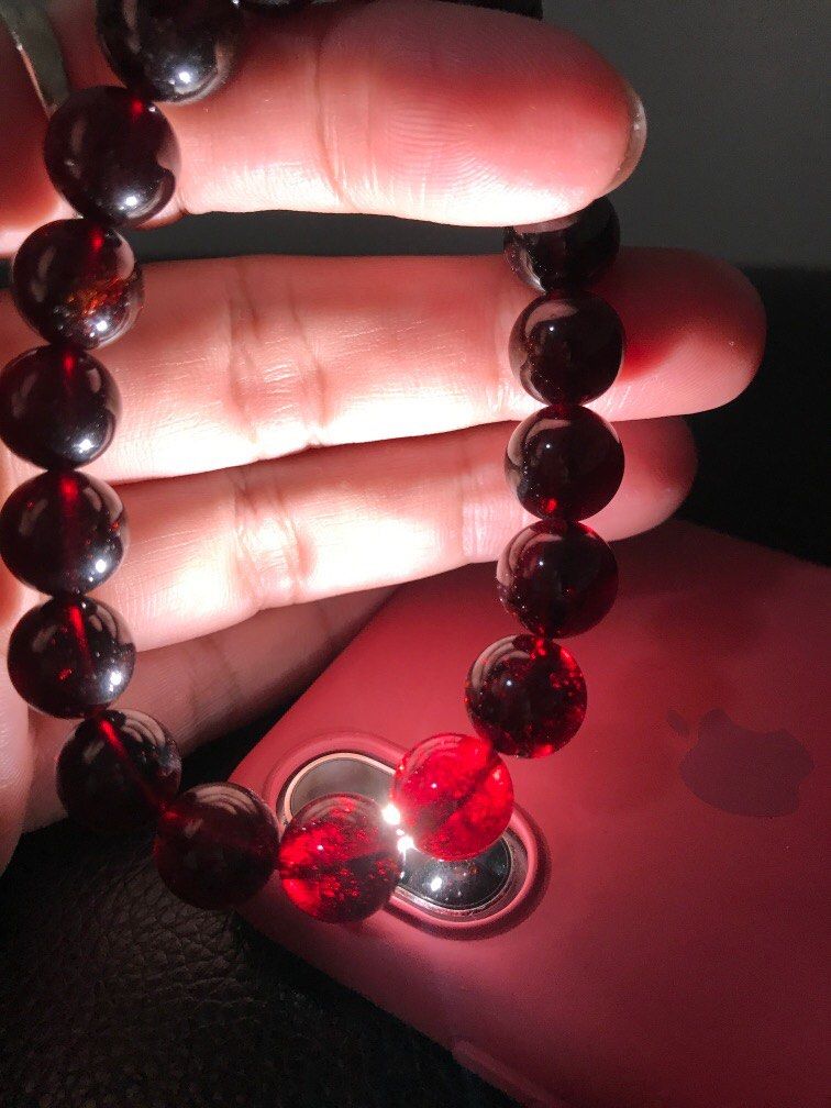City Life- Red Garnet & Black Onyx Bracelet