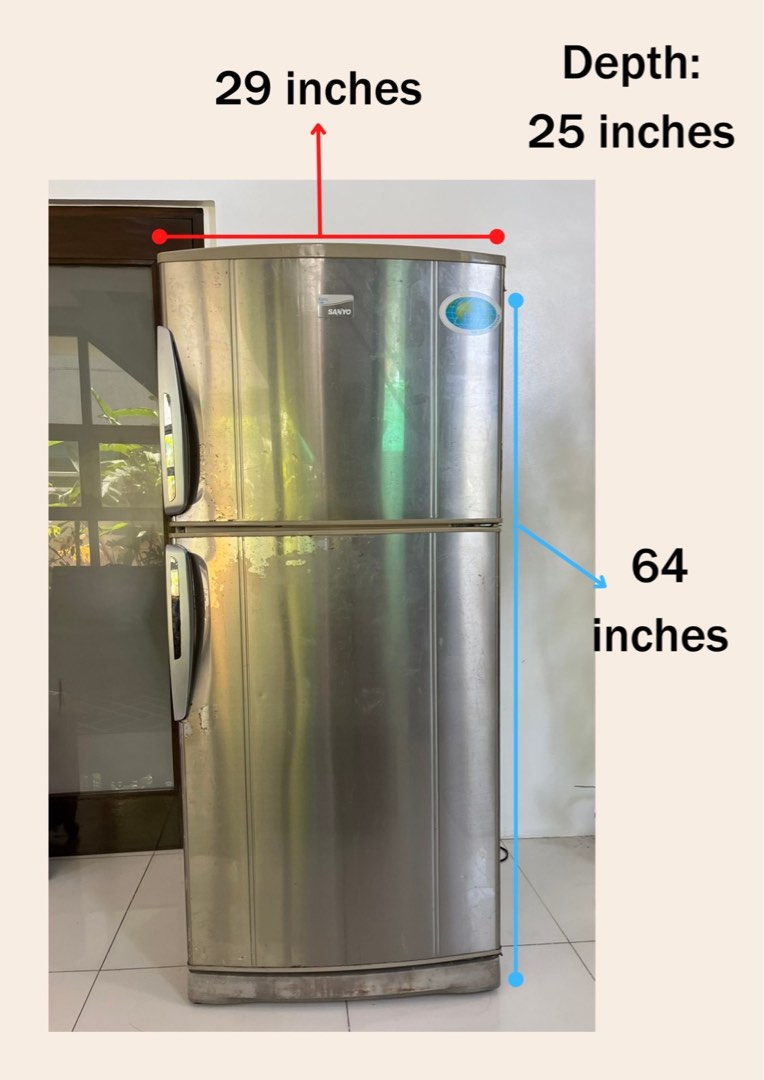 15 cu ft Sanyo Kleo No Frost Refrigerator, TV & Home Appliances