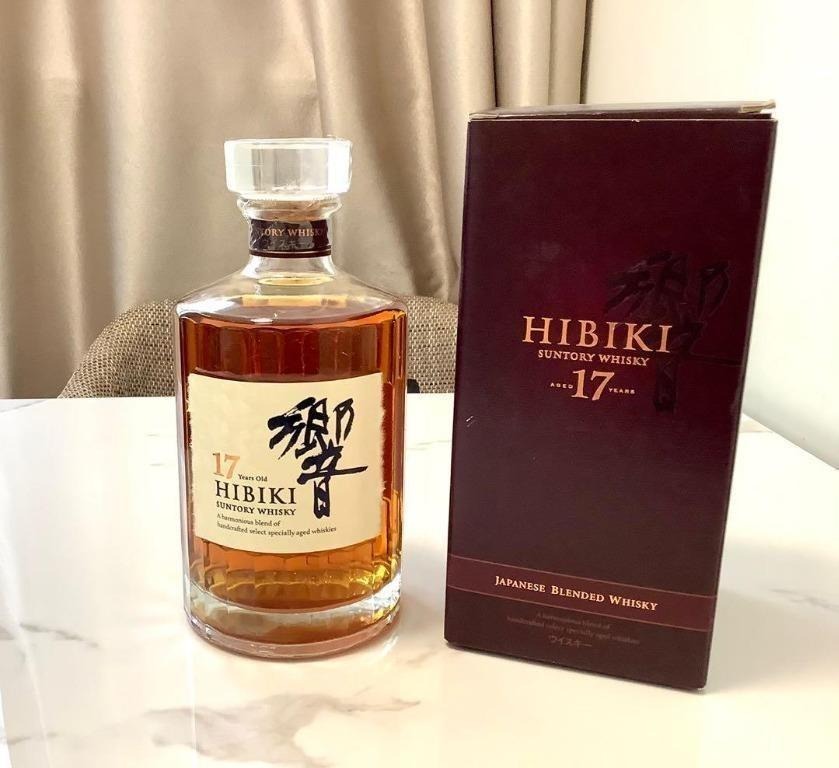 高價回收三得利威士忌響HIBIKI 17年普通版花鳥白鷺鳳凰21年九谷燒30年 