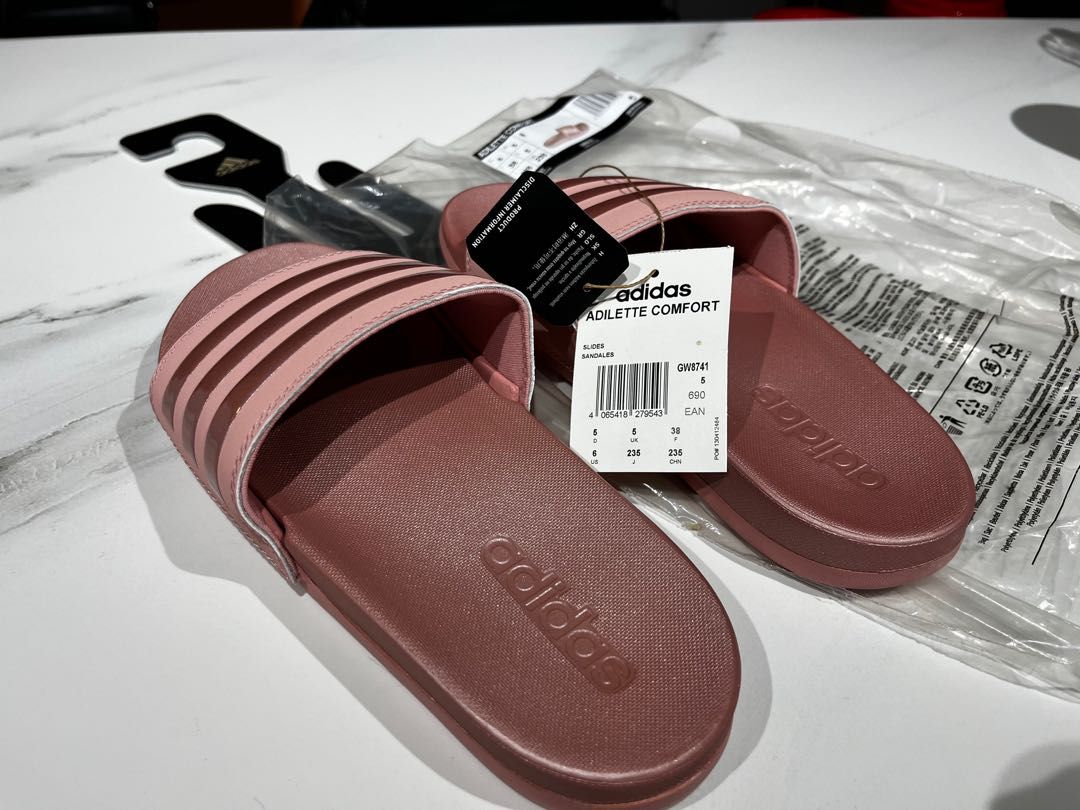 Adilette sale rose gold