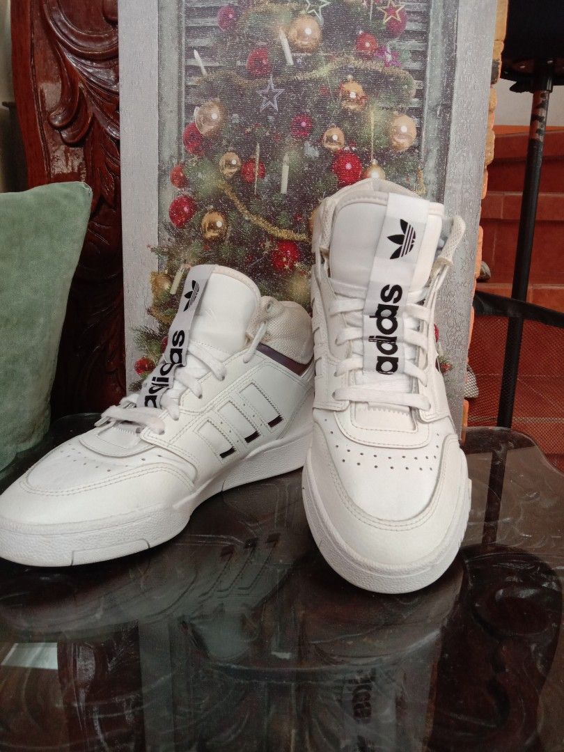 Adidas high cut best sale white
