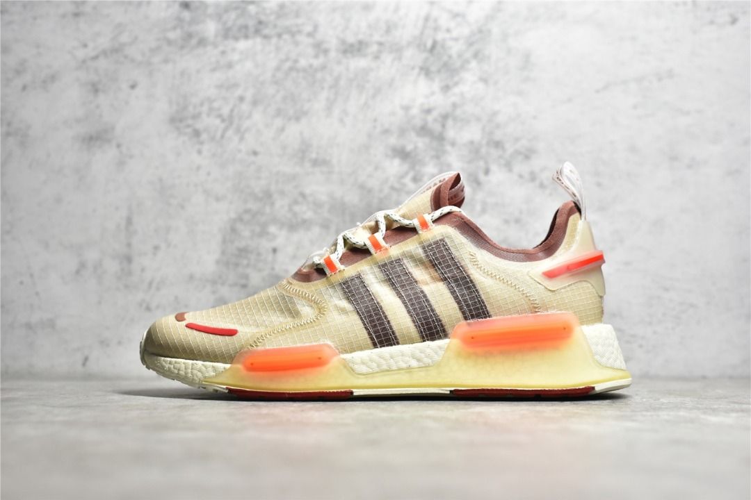 White and orange nmd discount