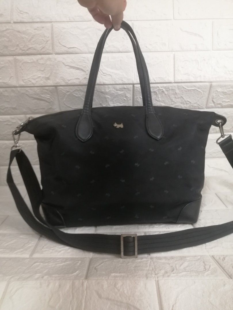 Road to paris sale canvas and leather bag