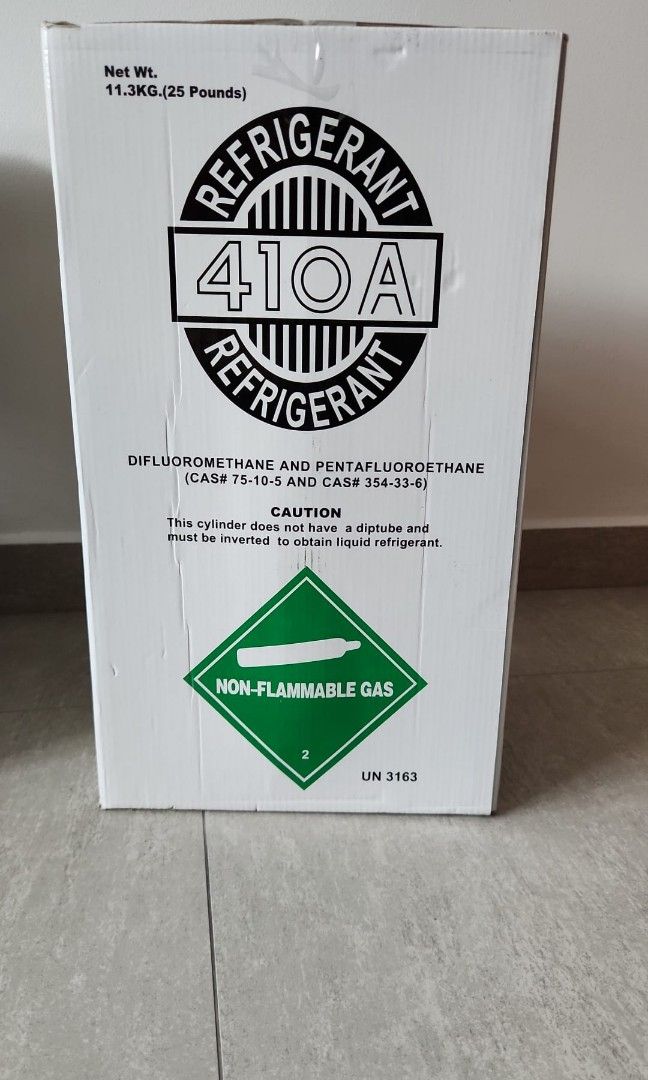 Aircon R410A Refrigerant Gas 11.3kg cylinder TV Home