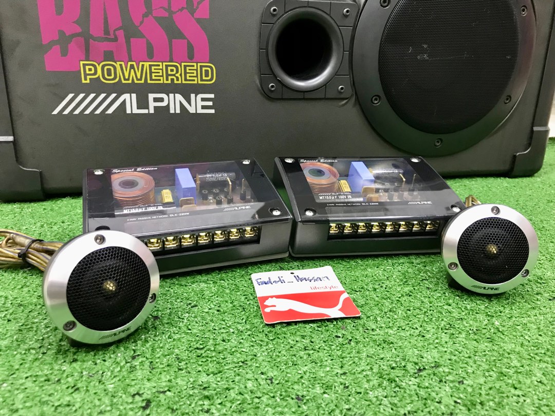 ALPINE TWEETER CROSSOVER DLX SERIES, Auto Accessories on Carousell