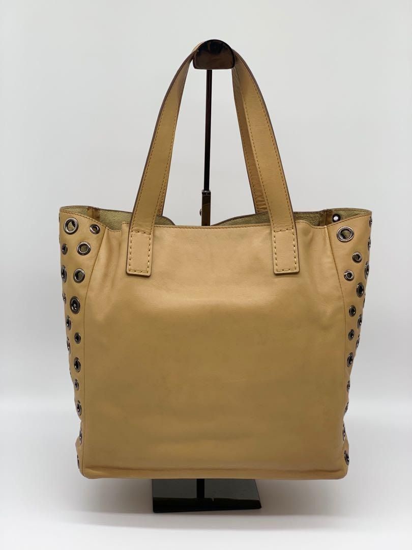 100 AUTHENTIC Anya Hindmarch Raw Nevis Small Peephole, Fesyen Wanita, Tas & Dompet di Carousell