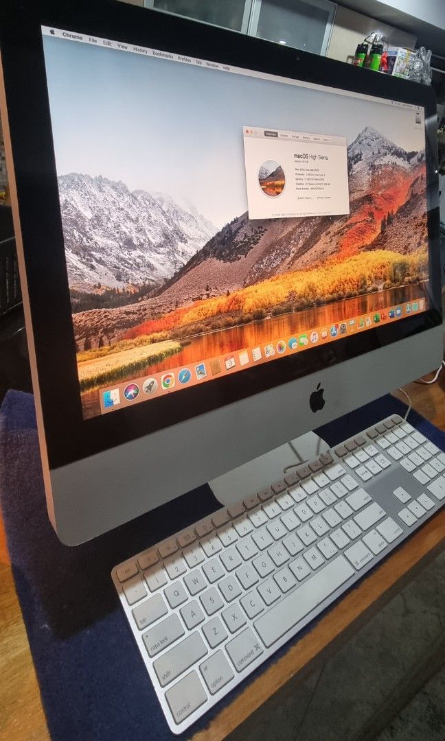 Apple Imac A1311 21.5" mid 2010 desktop computer (Category: Desktops) located in Muntinlupa City. Submitted by thriftstorypremiumshop (Listing ID 1194279376, Image 1). Description: All original working Imac Apple computer. Mac OS High Sierra version 10.13.6. fast. no issues. 500Gb hdd. can be upgraded to up to 1TB SSD. no issues..