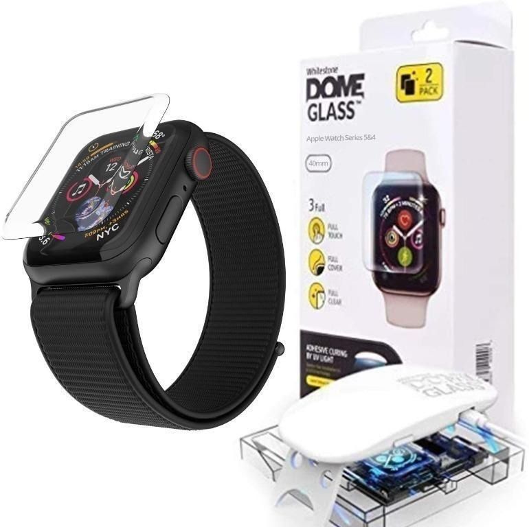 Apple Watch 40mm Screen Protector Dome Glass Liquid Adhesive