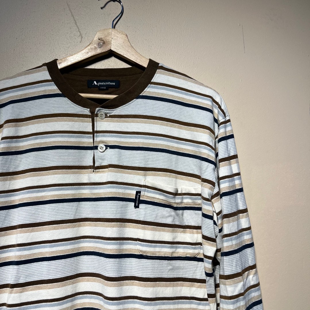 Aquascutum long sleeve polo shirt discount