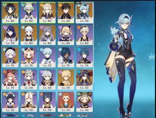 AR56 | 5 stars*14 genshin impact main account M01