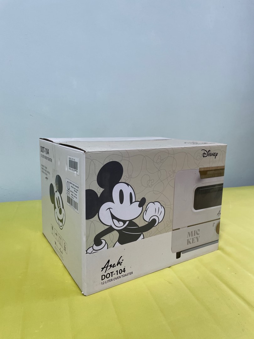 Asahi Disney Mickey Oven Toaster (12L), TV & Home Appliances, Kitchen