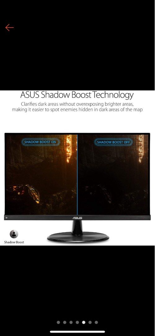 Asus Gaming Monitor 23.8 VP249QGR FHD IPS 1ms 144Hz ELMB Adaptive Sync