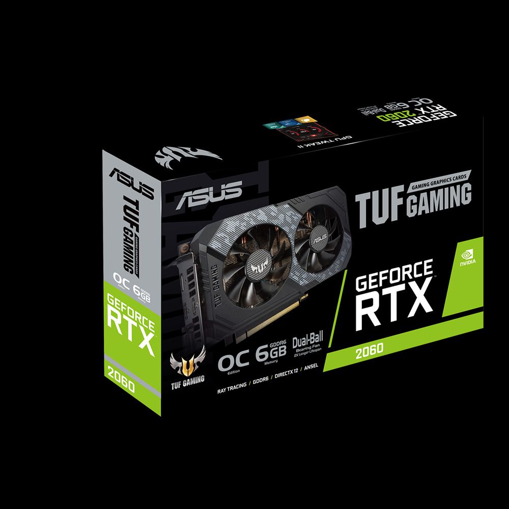 ASUS TUF Gaming GeForce RTX 2060 OC edition 6GB GDDR6 with the