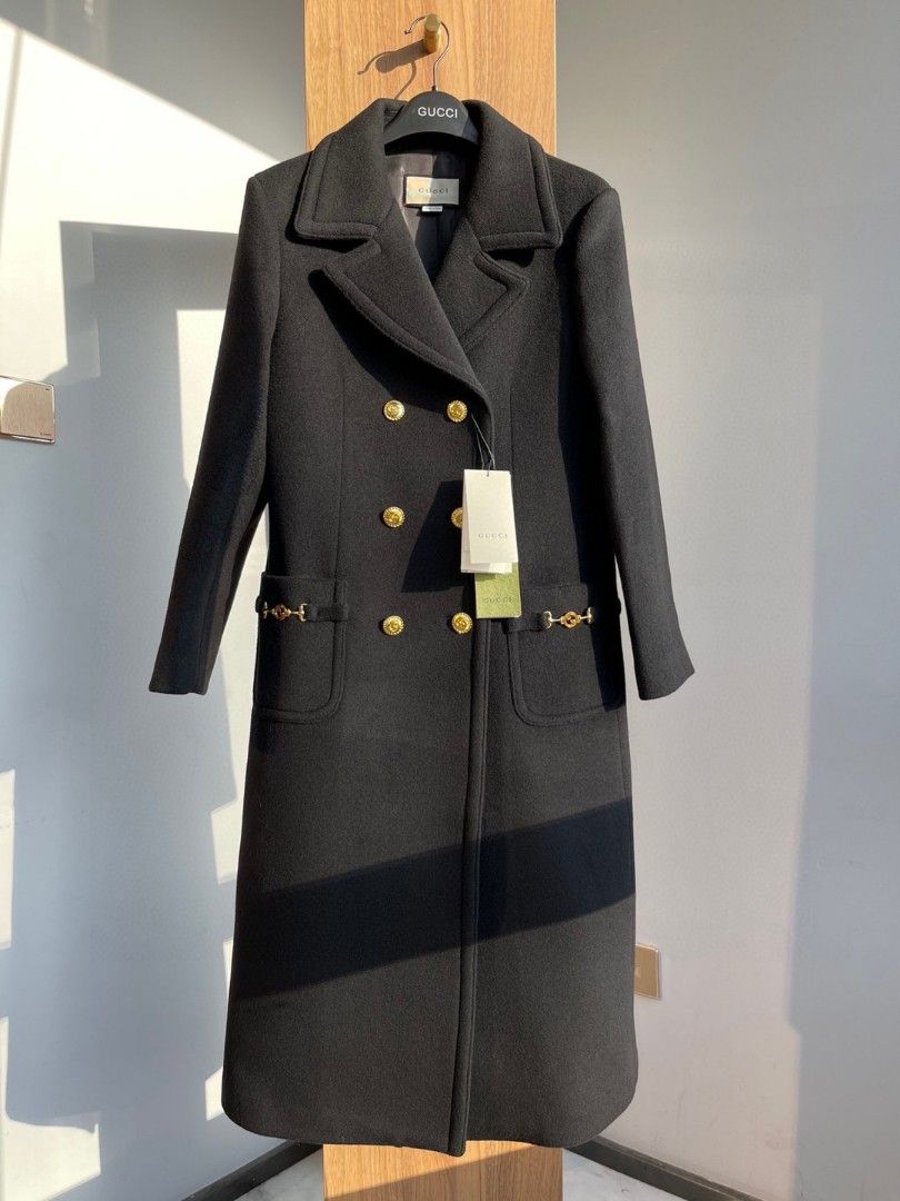 Gold wool clearance coat