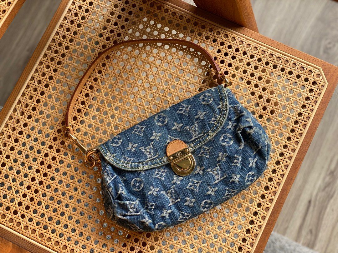 Louis Vuitton, Bags, Authentic Louis Vuitton Denim Pleaty