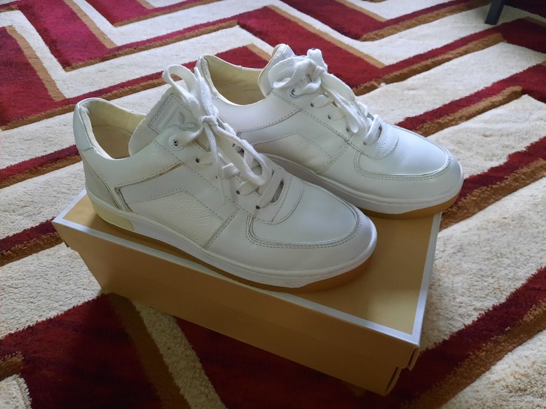 Michael michael kors jaden leather sneaker hotsell