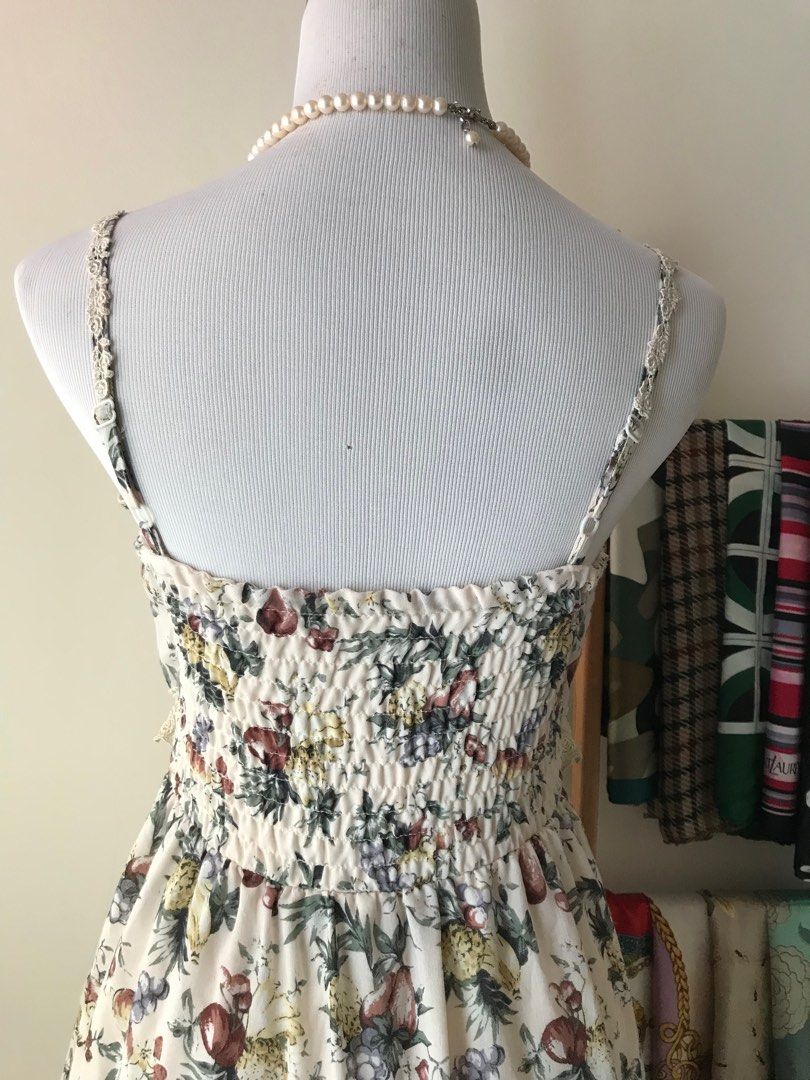 Axes Femme fruity print maxi dress, Women's Fashion, Dresses & Sets, Dresses on Carousell