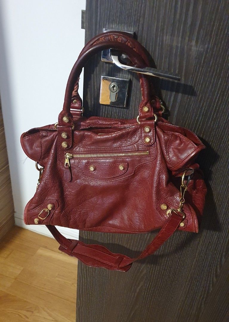 Red 2024 balenciaga purse