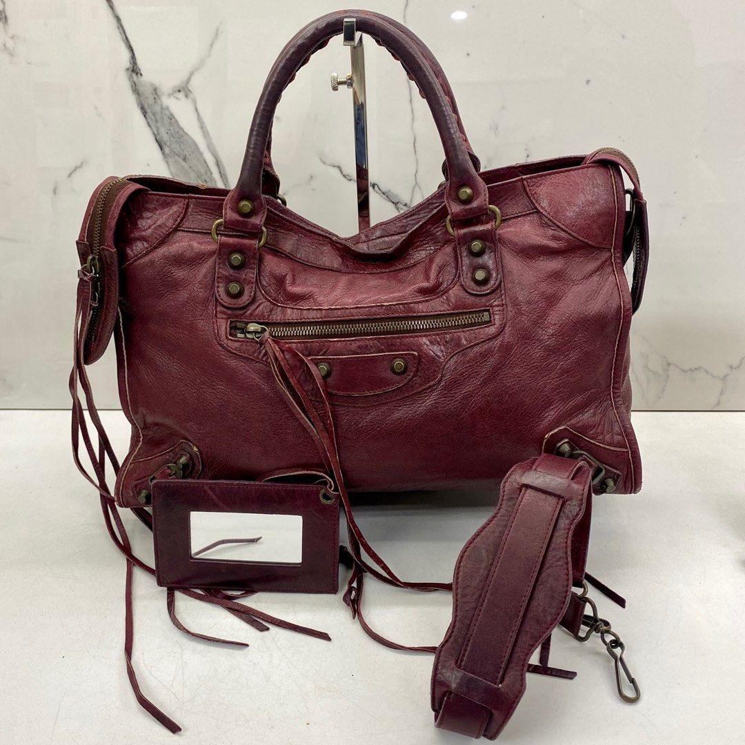 Balenciaga maroon 2025