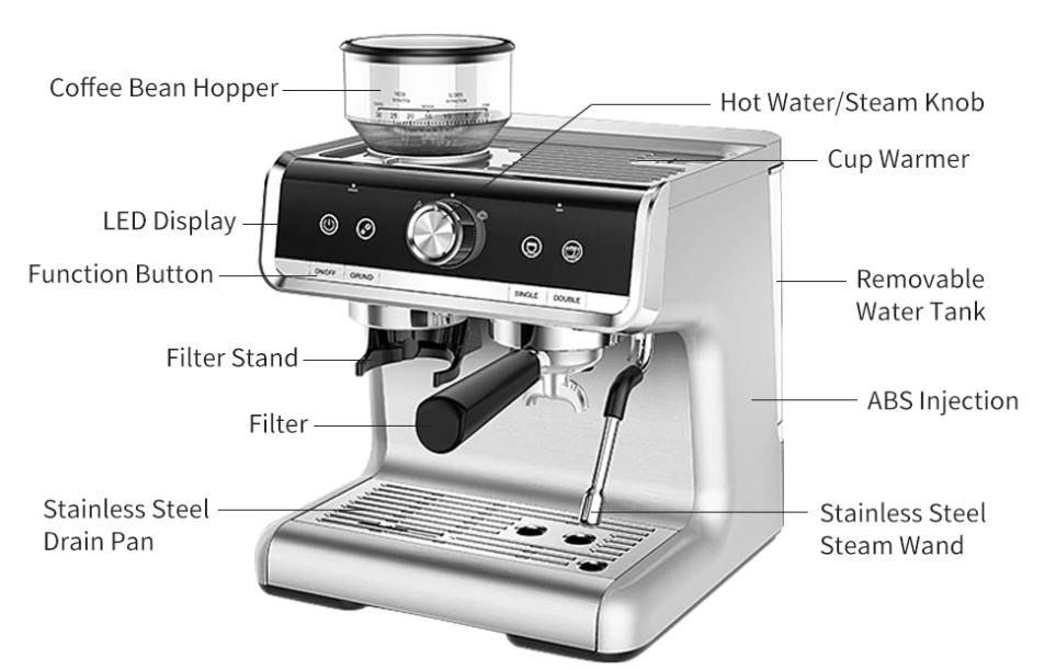Barista Pro Espresso Machine for Commercial Use, TV & Home Appliances