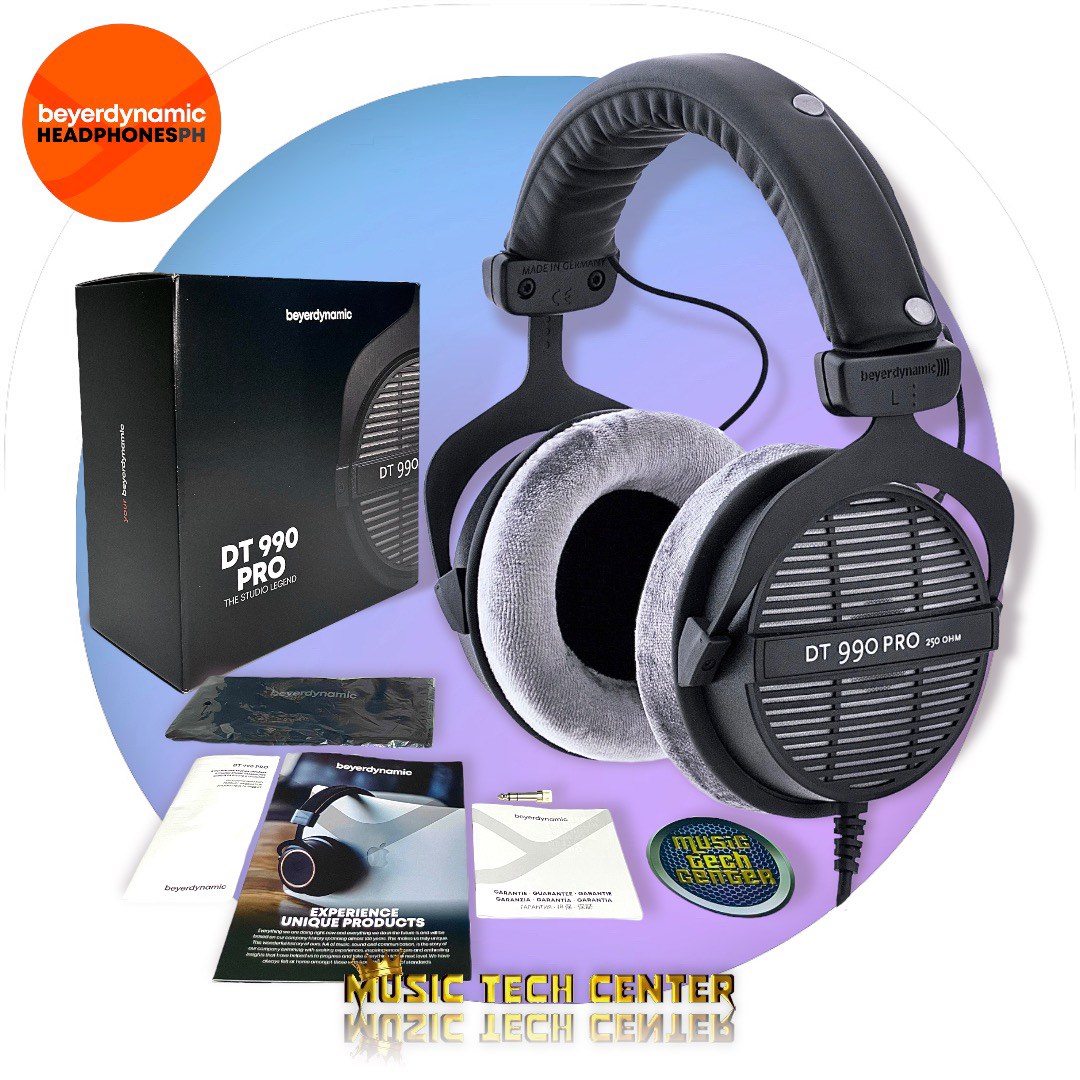 beyerdynamic DT 990 Pro 250 ohm OverEar Studio Headphones For Mixing